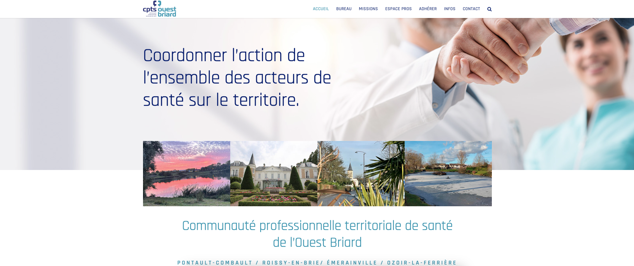 CPTSOB — Gestion du site complète de la CPTS de l'ouest briard